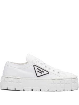 sneaker prada bianche donna|farfetch prada sneakers.